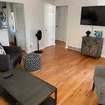 Shared House In Central Denver-Living Room Queen Sofa Sleeper
