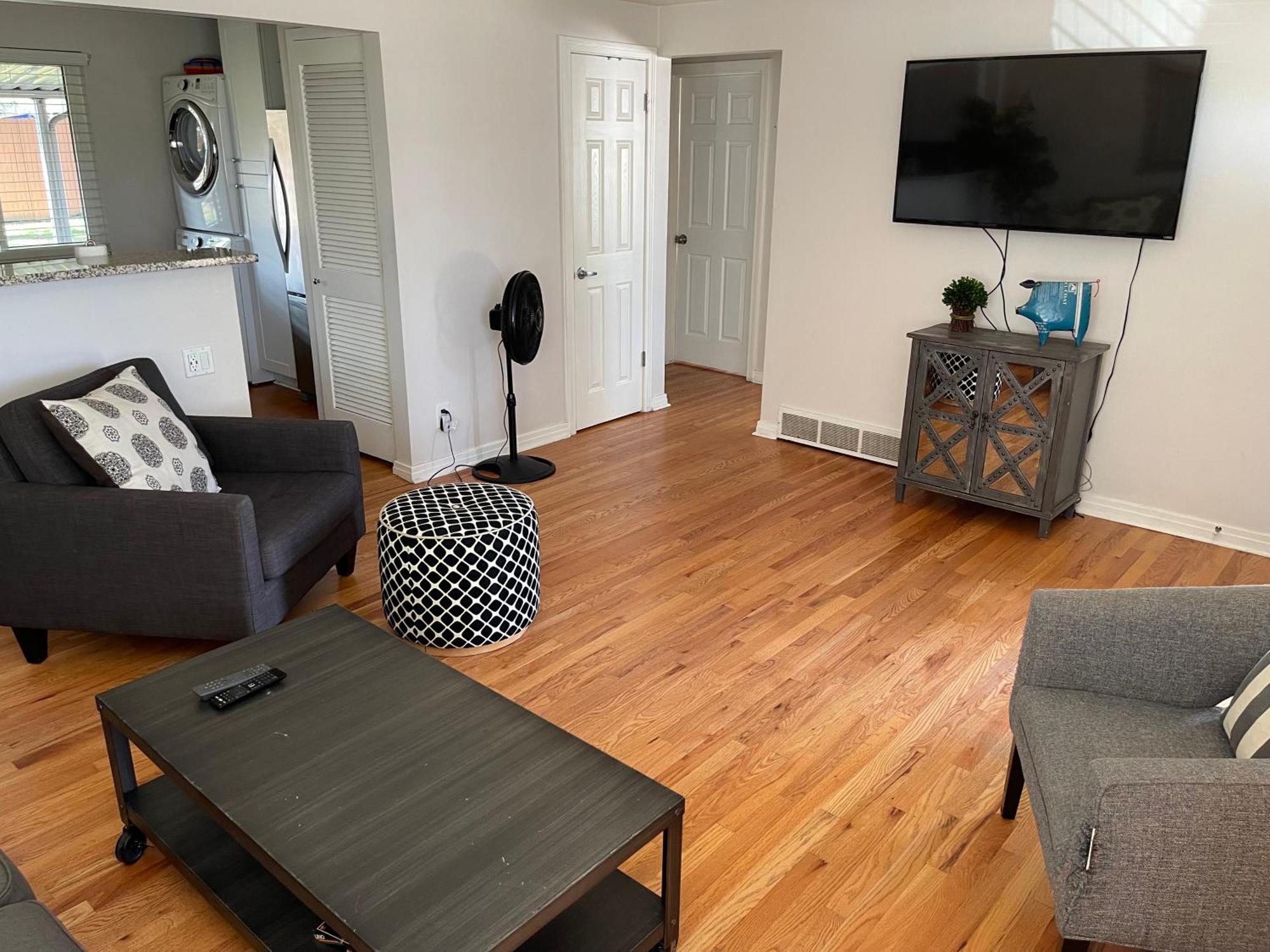 Shared House In Central Denver-living Queen Sofa Sleeper *